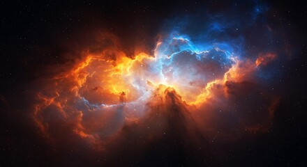 Celestial Inferno AI Generated