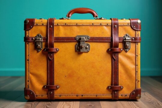 vintage suitcase luggage trunk , suitcase, travel