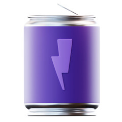 3D Illustration Energy Drink