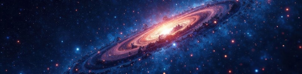 Deep space with stars twinkling like diamonds against a dark canvas, vastness, space, galaxy