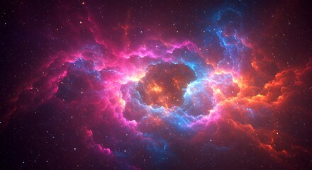 Cosmic Heartbeat AI Generated