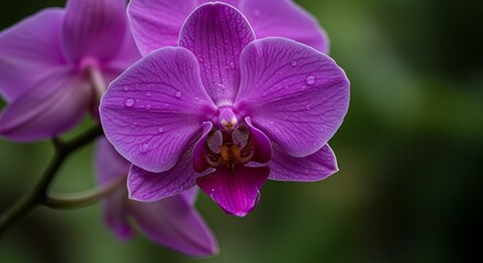 Obraz premium Orchid's Embrace AI Generated