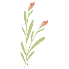 Simple cute decorative flower