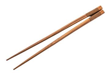 chopsticks isolated on transparent background 