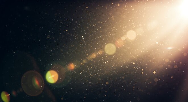 Golden Hour Dust AI Generated