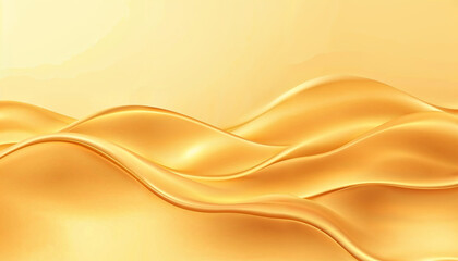 Fototapeta premium Illustration of beautiful golden wave background with smooth and shiny texture design