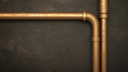 Copper pipes form robust system that enhances both functionality and aesthetics in various settings
