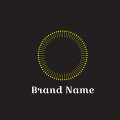 Fototapeta premium O Letter ring logo. Fully vector file. Editable color. CMYK color mode. Suitable for any business.