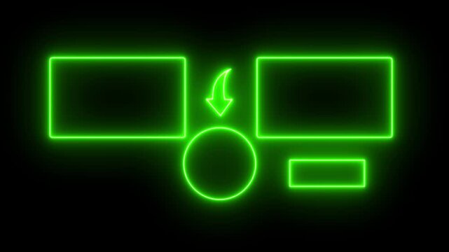 Social media Subscribe animation (Neon Green Screen ). neon end screen. Subscribe button and outro for gaming and video channels Youtube End screen Outro Card subscribe to my channel. 4k