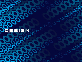 Halftone circles frame dark blue digital technology banner gradient web background. Trendy modern futuristic graphics, suitable for banners, brochures, business, flyers, posters, websites, etc.