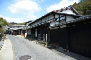 春の嵯峨野　愛宕街道　京都市右京区嵯峨