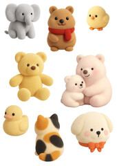 동물 펠트인형 세트