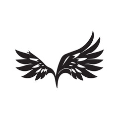 Wing logo and symbol illustration