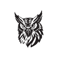 Obraz premium Owl logo and symbol illustration