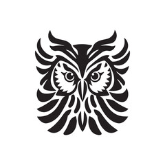 Owl logo and symbol illustration