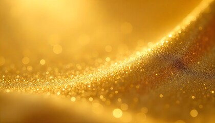 abstract background with golden bokeh