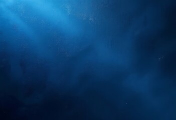 Fototapeta premium Mystical Underwater Scene: An Ethereal Dive into the Deep Azure Abyss