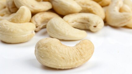 cashew nut isolated on white background