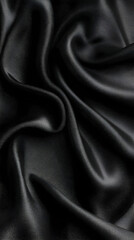 Obraz premium Dark Draped Silk Fabric Texture
