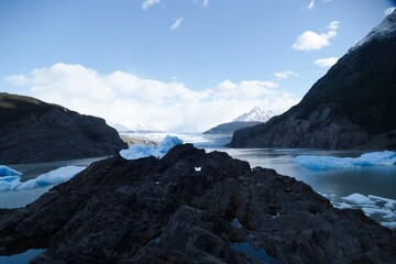 amazing patagonia nature in summer
