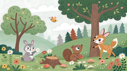 squirrel in the forest