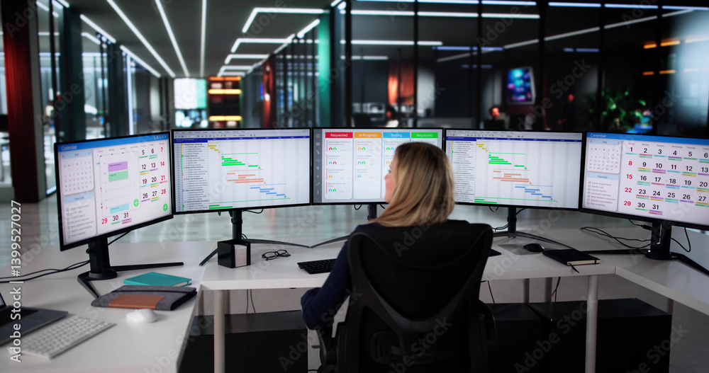 Poster Efficiently Managing Projects With Kanban Software
