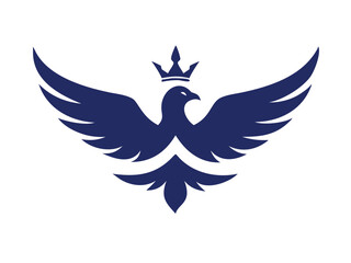 Flying bird logo Royalty