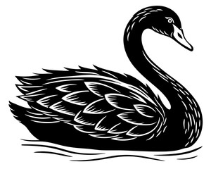 Duck Silhouette Vector & SVG, Duck Icon vector, Funny Duck SVG