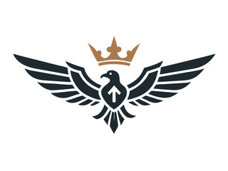 Flying bird logo Royalty