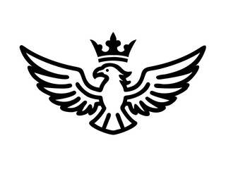 Flying bird logo Royalty