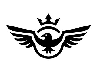 Obraz premium Flying bird logo Royalty