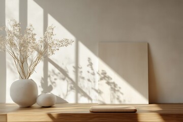 Sunlit Display Shelf