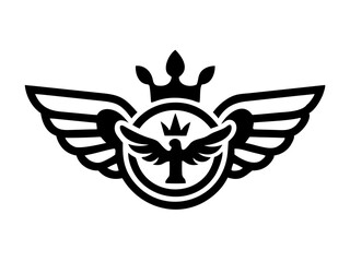 Obraz premium Flying bird logo Royalty