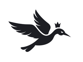 Flying bird logo Royalty