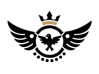 Obraz premium Flying bird logo Royalty