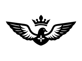 Obraz premium Flying bird logo Royalty