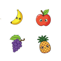 set of fruit