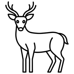 Fototapeta premium deer icon