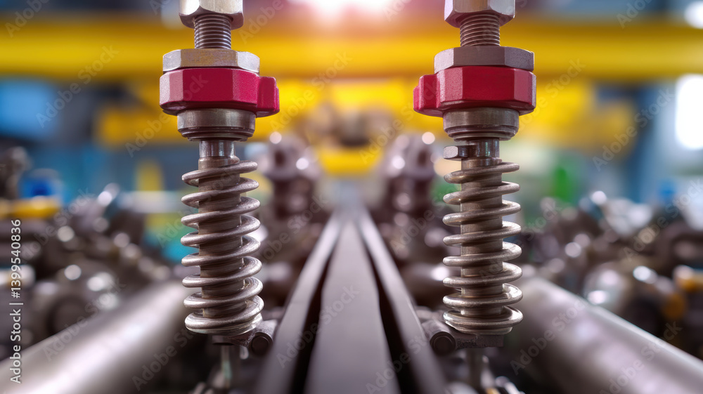 Aufkleber mechanical components of engine showcase intricate design and precision, highlighting importance of 