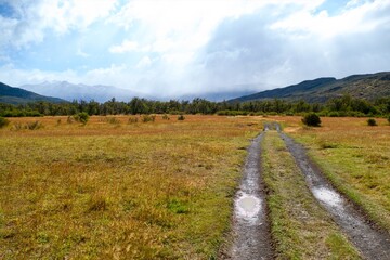 amazing patagonia nature in summer