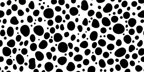 Abstract polka dot pattern