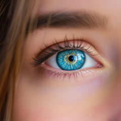 beauty eyes of a women