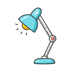 desk lamp icon, desk lamp vector illustration-simple illustration of desk lamp, perfect for desk lamp logos and icons