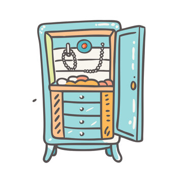 recommend clip art: jewelry armoire icon, jewelry armoire vector illustration-simple illustration of jewelry armoire, perfect for jewelry armoire logos and icons