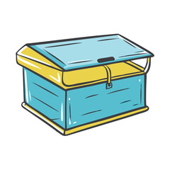 outdoor storage box icon, outdoor storage box vector illustration-simple illustration of outdoor storage box, perfect for outdoor storage box logos and icons
