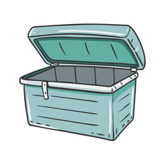 outdoor storage box icon, outdoor storage box vector illustration-simple illustration of outdoor storage box, perfect for outdoor storage box logos and icons