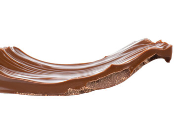 a smooth glossy spread of chocolate showcasing its rich texture and inviting appearance ideal for culinary presentations or dessert recipes