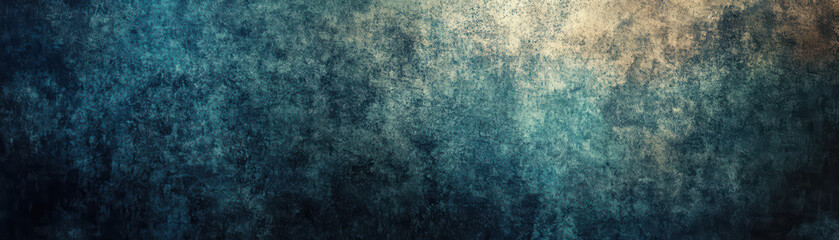 Obraz premium Abstract Deep Blue Texture: A captivating abstract backdrop featuring a mesmerizing blend of deep blue, teal, and golden hues. The textured surface evokes a sense of depth and mystery.