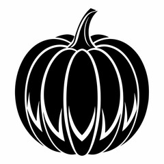 creative details Pumpkin Icon Vector Illustration