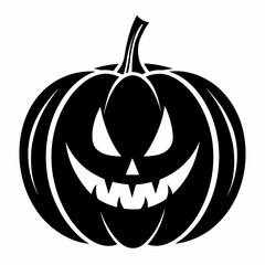 creative details Pumpkin Icon Vector Illustration